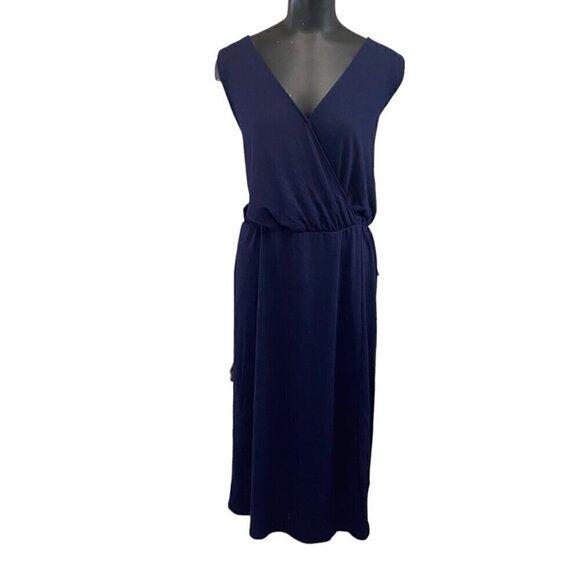 NEW Good Luck Gem Aline Casual Dress in Navy Blue - Picture 1 of 7